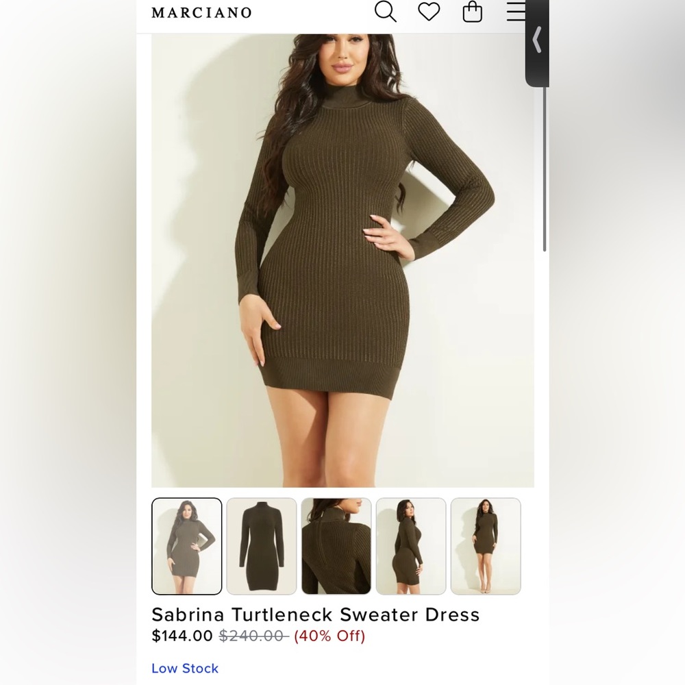 Marciano dress worn once